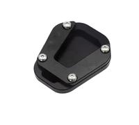 ELEKMPMGTD para Qjmotor SRT500X SRT700X SRT 700X 500X Placa Extensión Ampliada Pie Apoyo Motocicleta Pie Soporte Lateral Ampliar Pedal Extensión Placa ampliadora Pata Cabra(Negro)