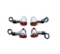 ELEKMPMGTD Para Shadow Para Spirit Para Aero VT700 VT750 VT1100 Intermitentes Tipo Bala Motocicleta