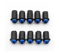 ELEKMPMGTD para Suzuki GSXR 600 750 1000 K1 K2 K3 K4 K5 K6 K7 K8 K9 K11 5mm 10PCS Parabrisas Motocicleta Pernos Parabrisas Tornillos Tuerca Sujetador Kit Tornillos carenado(Azul)