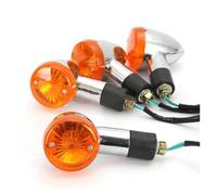 ELEKMPMGTD Para Suzuki Para Intruder Para Volusia VS VL LC 700 750 800 1400 1500 Indicador Señales Giro Bala Motocicleta(Lente ámbar 4X)