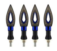 ELEKMPMGTD Para VT750 600 VT600 CBR500R CB1000F CB400 CB400SF Luces Señal Giro Para Motocicletas Blinkers Flashers 12V Lámparas Indicadoras(AZUL,2 pares)