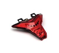 ELEKMPMGTD Para Z1000 ZX-10R ZX-10RR ZX-6R Z400 Para Ninja 400 2014-2021 Motocicleta Luz Trasera Señal Giro Integrada(ROJO)