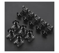 ELEKMPMGTD Tornillos Y Tuercas Carenado 6 Mm para Y&amaha XT660E XT660R XT660X XT660XR XT660Z XTZ1200 XTZ125 XTZ150 XT 660 E XR Z R Kit Tornillos carenado(Negro)