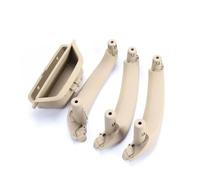 ELEKNZBZTG Manijas Interiores Las Puertas Coche MaNinjas Interiores De Puertas Para X3, X4, F25 Y F26 (2010-2016), Moldura Cubierta Para Ma Para Interior Delantera Izquierda( Beige Lhd 4pcs)