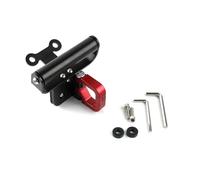 ELEKNZBZTG para PCX125 para PCX 125 2025 2026 Soporte De Navegación GPS para Motocicleta Gancho para Bolsa Almacenamiento Equipaje Accesorios Soporte Soporte GPS Motocicleta(Red)