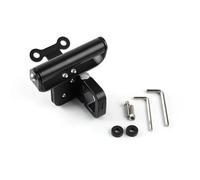 ELEKNZBZTG para PCX125 para PCX 125 2025 2026 Soporte De Navegación GPS para Motocicleta Gancho para Bolsa Almacenamiento Equipaje Accesorios Soporte Soporte GPS Motocicleta(Black)