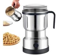 Elektrische Kaffeemühle 500 ml - Multifunktionsmühle Aus Edelstahl Für Kaffee Getreide & Gewürze | Leistungsstarke Mit Transparentem Deckel, 18,5 cm, Lebensmittelqualität PP, Silber/Schwarz