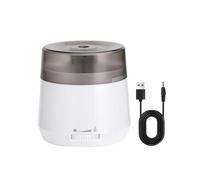 Elektrischer Bleistiftspitzer - Batteriebetrieben | Automatischer Stiftanspitzer für Haushalt Schule Schreibwaren, für Kinder Jugendliche Schüler Lehrer, Kompakt & Sicher, Schwarz