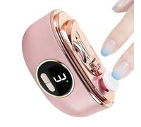 Elektrischer Nagelknipser für Senioren - Doppel-Schneider Sicherheitstrimmer | Mit Nagelspänen Aufbewahrung 3 Geschwindigkeiten Display | Elektrischer Nageltrimmer für Erwachsene Frauen Männer Kinder