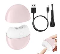Elektrischer Nagelschneider - 2-Stufen Leiser Trimmer | LED Licht & Späneauffang, Sicherer Nagelknipser für Senioren Männer Frauen Kinder Tragbare USB Maniküre Pediküre für die Familie