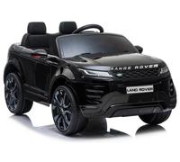 Elektro Coche Infantil SUV Todo Terreno Negro EVA Cuero Bluetooth USB