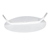 ELEKTRO-PLAST 10 tapas universales de plástico no resistentes al agua para cajas de interruptores de 70 a 80 mm de diámetro, color blanco