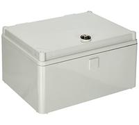 ELEKTRO-PLAST Armario de distribución Uni-Mini con Cerradura, 300 x 200 x 160 mm, Caja de distribución Industrial, 43.01 IP65 5900, Color Blanco