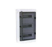 ELEKTRO-PLAST Caja de distribución de fusibles para ambientes húmedos, RH 36/3, IP65 AP VDE 8451, color blanco