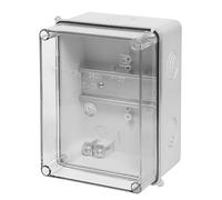 ELEKTROPLAST - Caja de distribución IP55 (158 x 118 x 97 cm, carcasa transparente TH35)