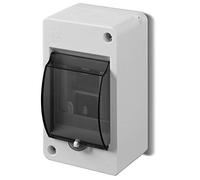 ELEKTRO-PLAST Caja de distribución pequeña (1 fila, para 3 módulos, IP 30), color gris claro