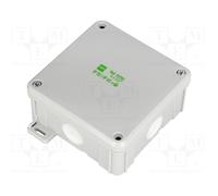 Caja 2K IP55/IP65 98x98x46, 5x2,5-4mm2, PG 13,5 Gris 0290-81