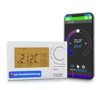 Elektrobock Termostato de Ambiente con módulo WiFi, Color Blanco, Normal, PT32 WiFi