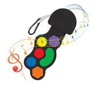 Elektronische Fingertrommel - Silikon, Musikalisches Rhythmus-Pad, Faltbare Mini-Trommel | Interaktives Sound-Lerninstrument, Kompaktes Percussion-Spielzeug, Finger-Dŕum-Pad Für Kinder, Erwachsene, An