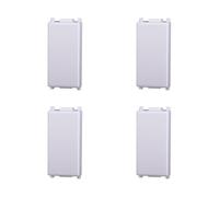 Elektronova Falso polo blanco compatible Vimar Plana Paquete de 8 unidades 0100