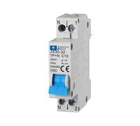 ELEKTRONOVA Interruptor magnetotérmico 1P+N C10 10A 4.5kA - 1 módulo DIN - 220V