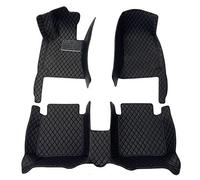 ELEMAT Alfombrillas Antideslizantes de Cuero para Cadillac XT6(232) 2020-2023 Alfombras de Coche Todo Tipo de Clima,B-Black