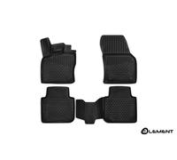 ELEMENT 3D Alfombrillas de goma para SKODA Kodiaq, 2017->, SUV 5 puertas, 4 uds.