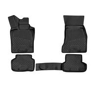 Element 3D Alfombrillas Interior de Coche a Medida TPE BMW 7er Series, G11 2015-, Sedan, 4 pcs., Negro