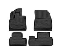 Element 3D Alfombrillas Interior de Coche a Medida TPE Citroen BERLINGO III MULTISPACE K9, 2018->, monovolumen/Minivan, 5-Passenger Version, Europe, 4 pcs., Negro