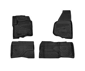 Element 3D Alfombrillas Interior de Coche a Medida TPE Ford F250/F350 Crew Cab, 2015-2016, Pick-up, (USA), 4 pcs.