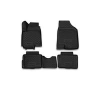 Element 3D Alfombrillas Interior de Coche a Medida TPE KIA Soul (I), 2008-2014, 4 pcs.