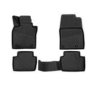 Element 3D Alfombrillas Interior de Coche a Medida TPE Mazda CX-30 2019->, 4 pcs., Negro, Ajuste Personalizado medido con láser