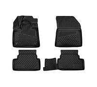 Element EXP.ELEMENT3D01973210k Alfombrillas de Goma Antideslizantes para Opel Grandland X A18 X75 2017->, Negro, Passform