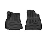 Element 3D Alfombrillas Interior de Coche a Medida TPE Peugeot Partner Tepee, 2018-, Europe, 2 pcs, Negro