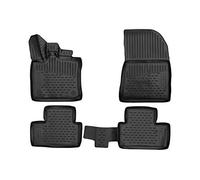 Element Expert 3D02475210k - Alfombrillas de Goma Antideslizantes Premium 3D Personalizadas para Renault Captur, 2019->, 4 Unidades, Color Negro