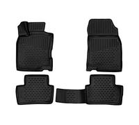 Element 3D Alfombrillas Interior de Coche a Medida TPE Renault Kadjar, 2018 -,SUV, Europe, 4 pcs, Negro, Personalizado