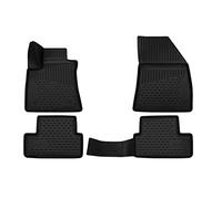 Element 3D Alfombrillas Interior de Coche a Medida TPE Renault Megane IV, 2016-, AT, Hatchback, 4 pcs, Negro
