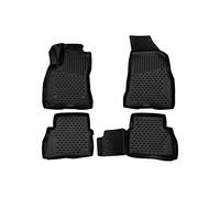 Element 3D Alfombrillas Interior de Coche a Medida TPE Fiat Doblo II, 2010->,Van, 4 pcs.