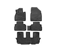 ELEMENT Alfombrillas 3D para KIA Telluride 2020- | SUV USA | 5 Piezas (3 Filas) | Alfombrillas Coche
