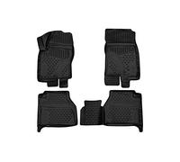 Element 3D Alfombrillas Interior de Coche a Medida TPE Nissan Frontier Crew Cab, 2018->, Pick-up, USA, 4 pcs.