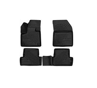 3D Alfombrillas Interior de Coche a Medida TPE Peugeot 3008, 2017->, AT, 4 pcs.,Negro