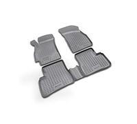 Element Alfombrillas de Goma 3D, aptas para Hyundai Accent (Gris)
