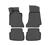 Element Alfombrillas de Goma 3D, aptas para Mercedes-Benz Clase C, Mk4 W205, 2017-2023, Cabrio, 2 Puertas, 4 Piezas.