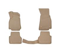 Element Alfombrillas de Goma 3D, aptas para Mercedes-Benz M-Class W164 2005-2011, 4 Piezas, Beige