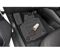 Element Alfombrillas de Goma 3D, aptas para Toyota Corolla Verso 03/2004->, 4 Piezas, Color Gris