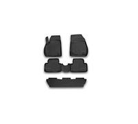 Element Alfombrillas Interior de Coche a Medida TPE Opel Zafira Tourer C 2012-2019, 5 Seats 5 pcs., Negro