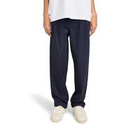 Element - Pantalones - Big Pleated Chino Eclipse Navy - Talla 30 US - Azul marino Azul marino 30 US