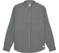 Element - Camisas - Button Down Regular Flannel Shirt Gingham Checks - Talla M - Negro Negro M