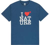 Element - Camisetas - I Heart SS Tee Dark Denim - Talla M - Azul Azul M