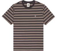 Element - Camisetas - Icon Embroidery SS Tee Washed Stripes Off Black - Talla M - Caqui Caqui M